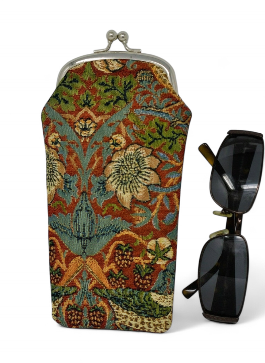 Poppy Tapestry Eye Glass Case