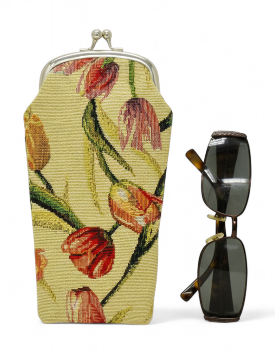 Tulips Tapestry Eye Glass Case