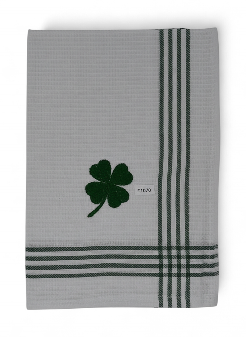 Four Leaf Clover Tea Towel