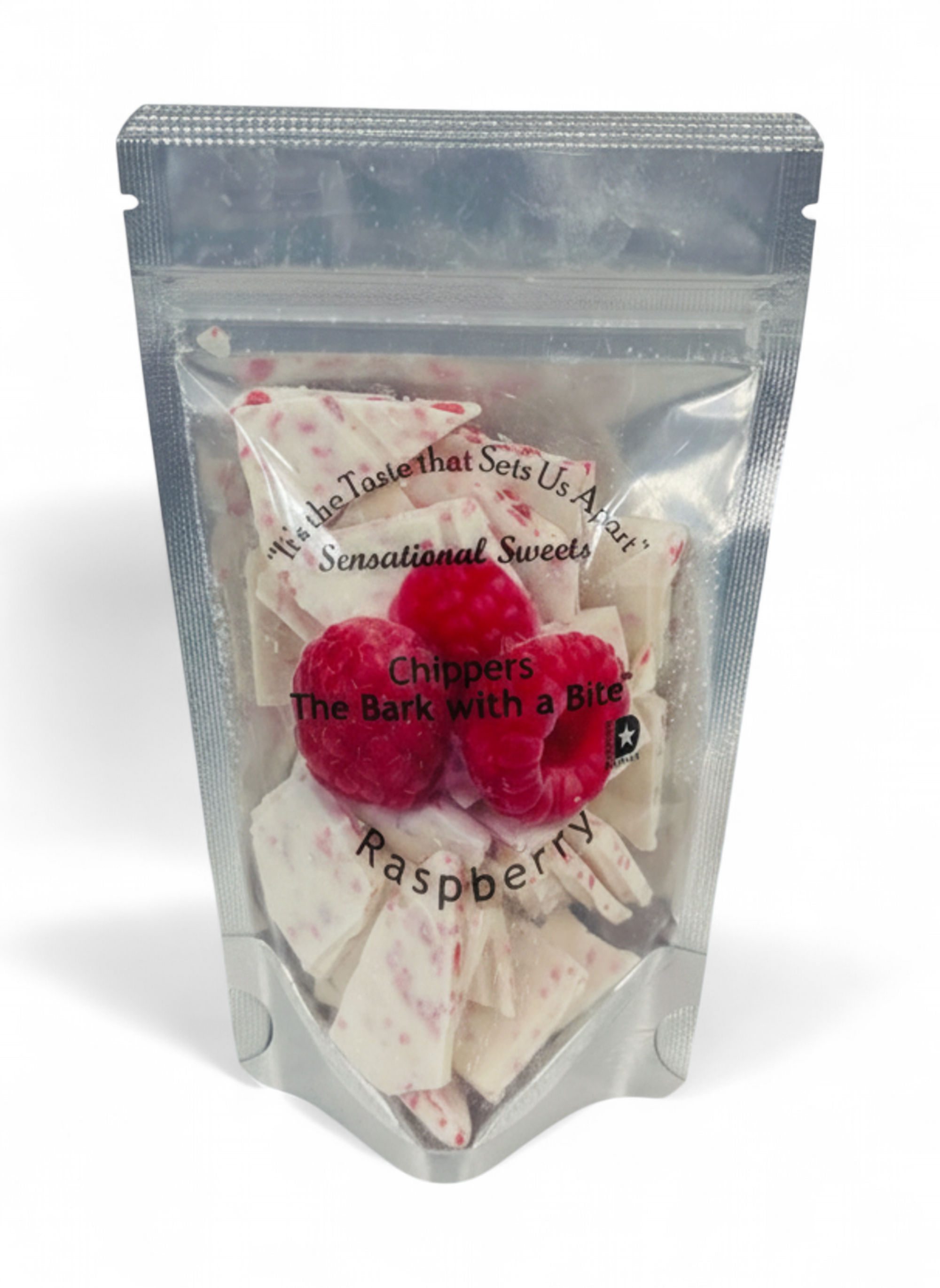 Raspberry Chippers The Bark with the Bite