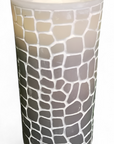 Gray Mosaic Water Candle