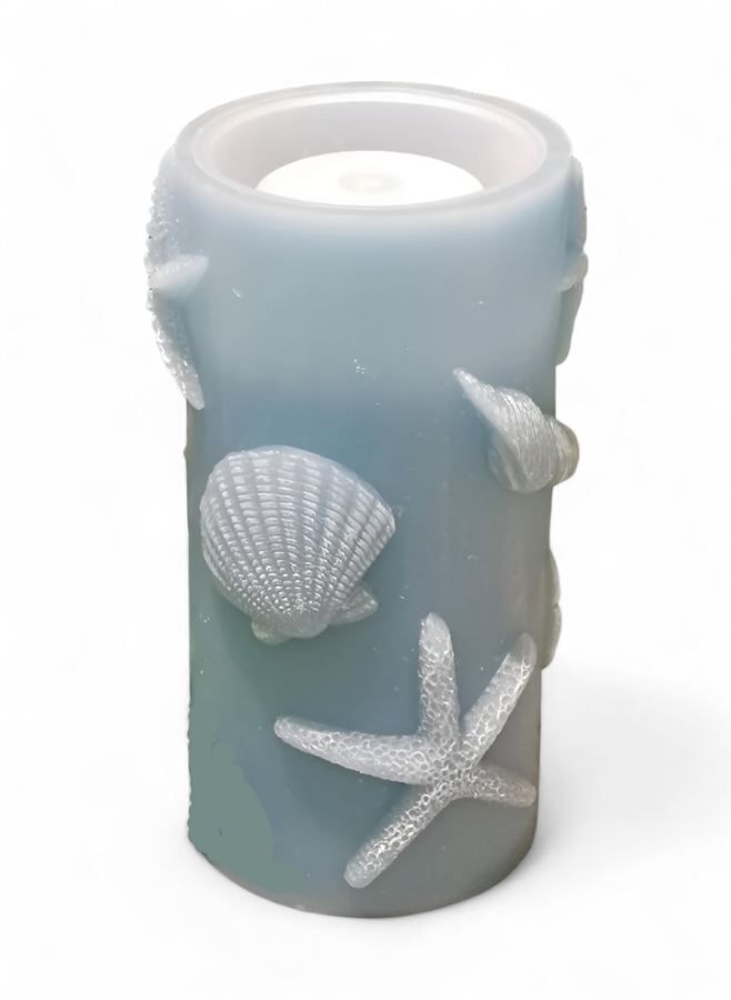 Beach Shells Water Candle