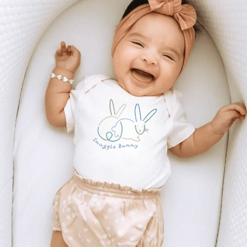 finn + emma Snuggle Bunny Organic Cotton Bodysuit
