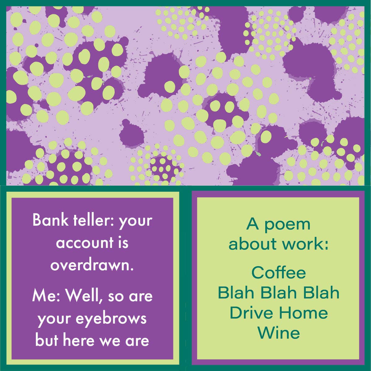 Drinks On Me Napkin - Blah, Blah, Blah