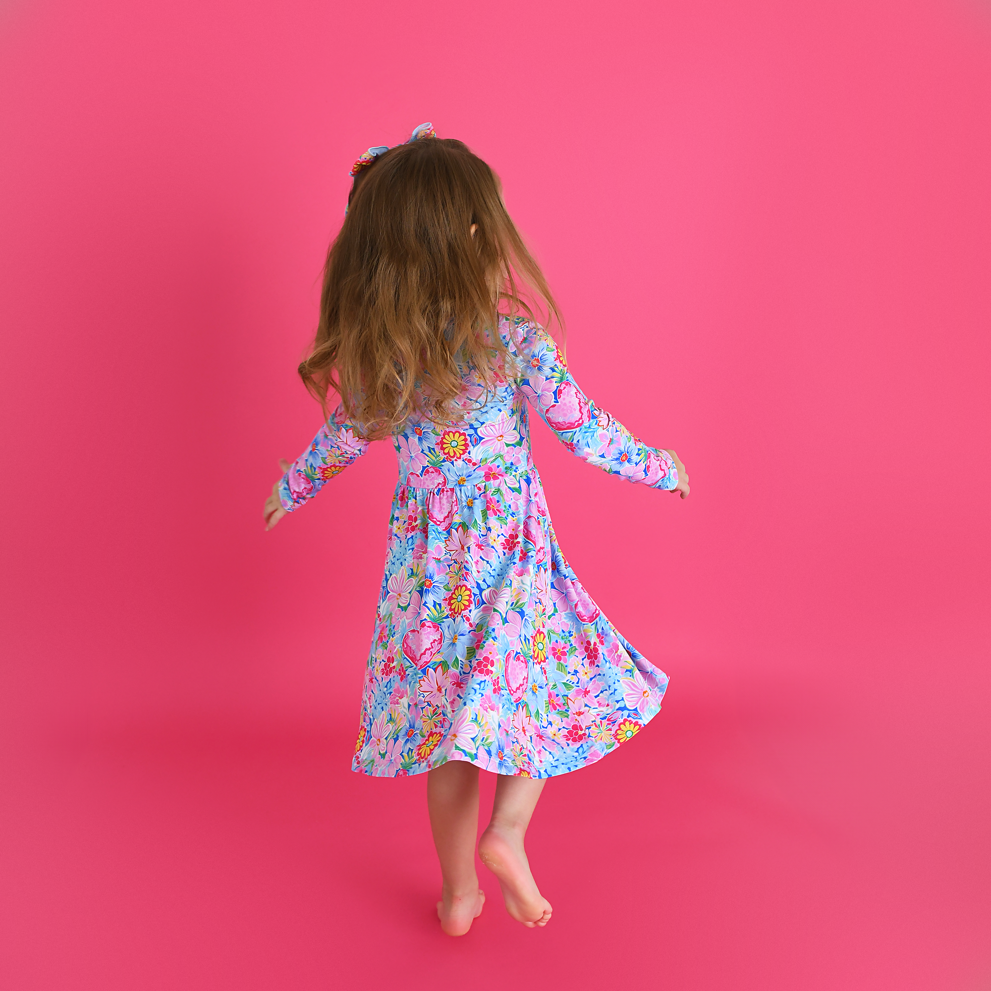 Pippa Floral Tutu Dress Bambo Valentines Day Outfit