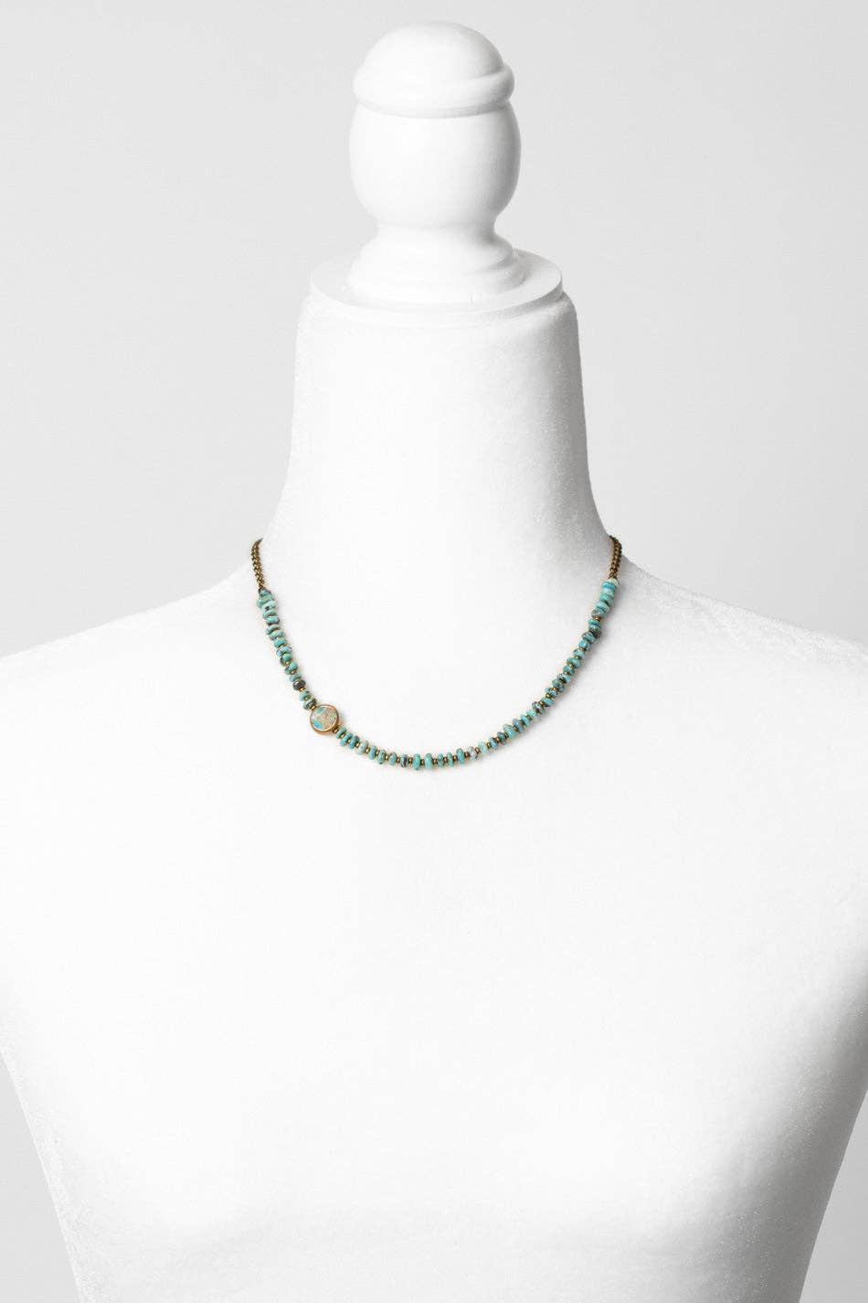 Turquoise Beze Necklace