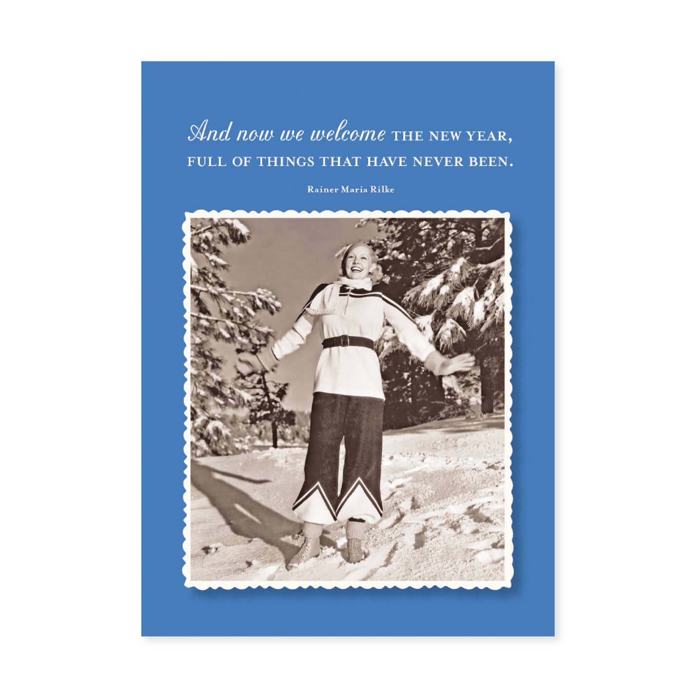 Welcome New Year&#39;s Card