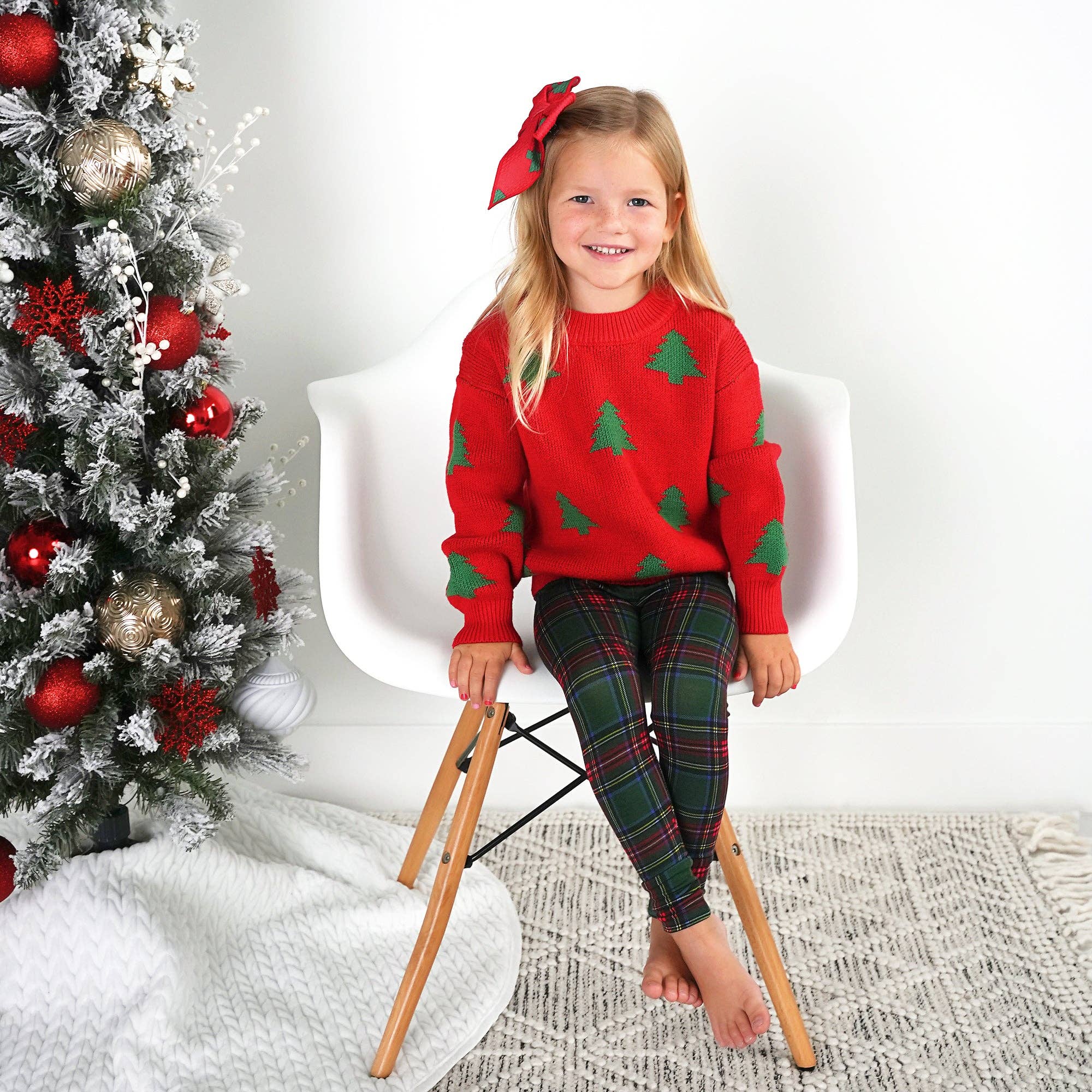 Kane Tartan Leggings Bamboo Baby Childrens Christmas