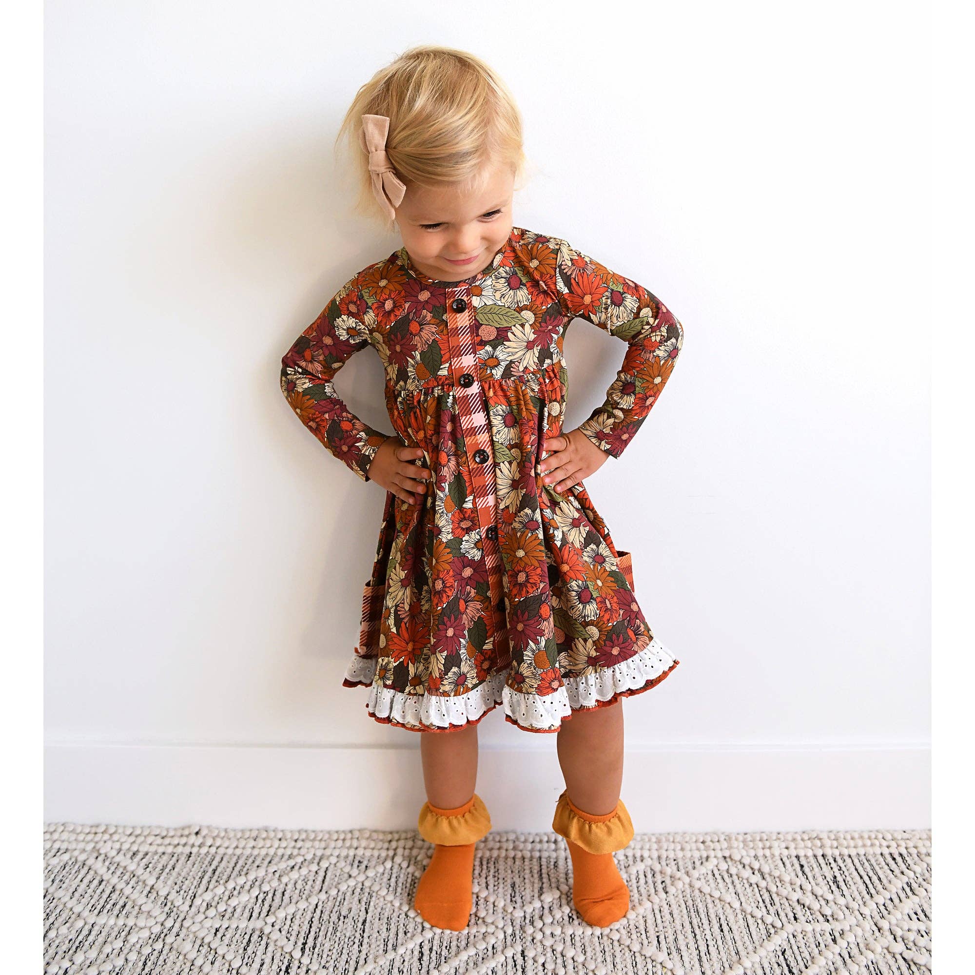 Baby Children Kids Clothing Apparel Button Dress Ruthie &amp; Westin Plaid