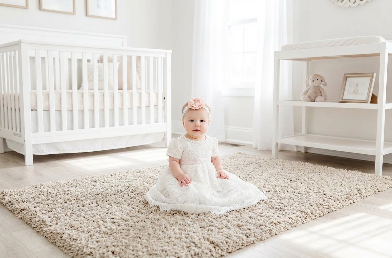 Nicolette's Couture The Eve Christening Gown