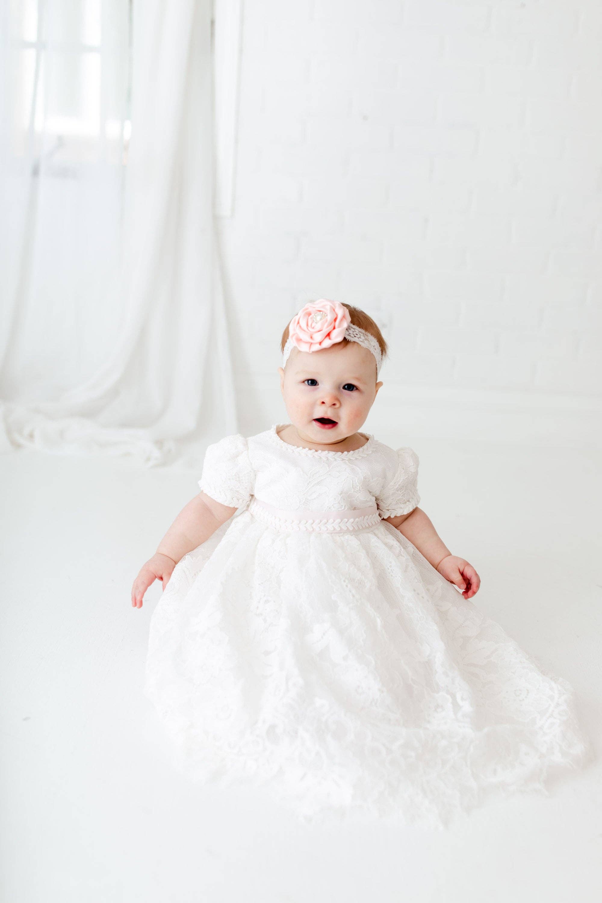 Nicolette's Couture The Eve Christening Gown