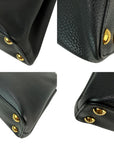 Louis Vuitton  Taurillon Capucines Trapped Leopard BB Black Shoulder Bag