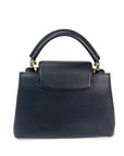 Louis Vuitton  Taurillon Capucines Trapped Leopard BB Black Shoulder Bag