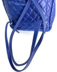 Chanel Lambskin Quilted Small Urban Spirit Blue Backpack