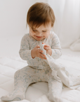 finn + emma Organic Cotton Bunny Footie