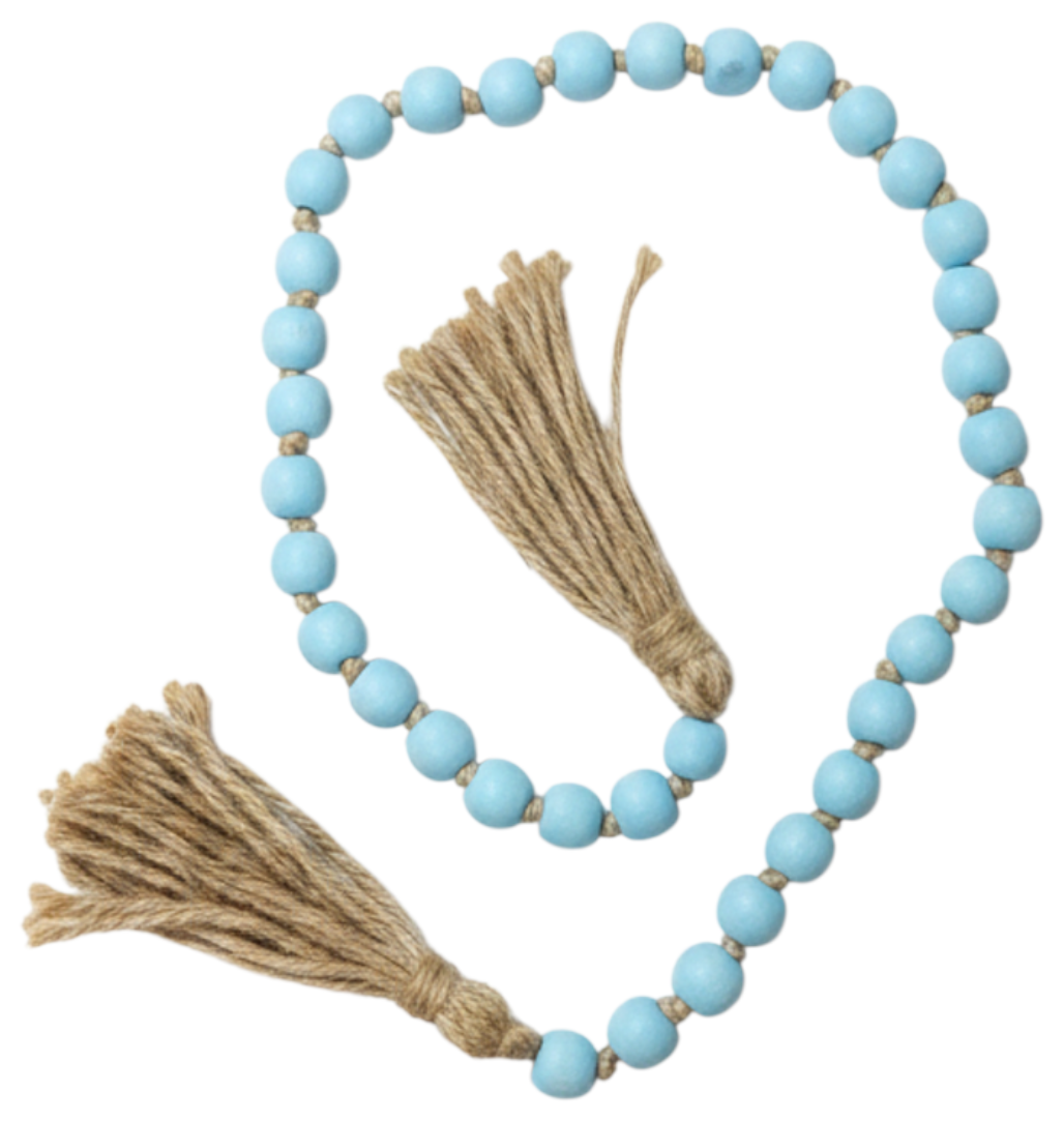 Baby Blue Beaded Garland