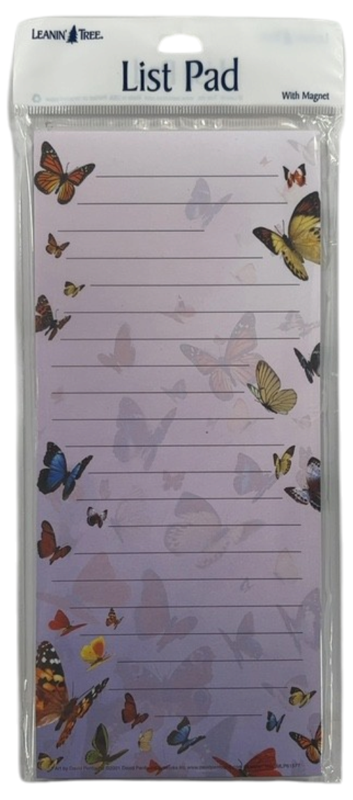 Butterfly Magnetic List Pad