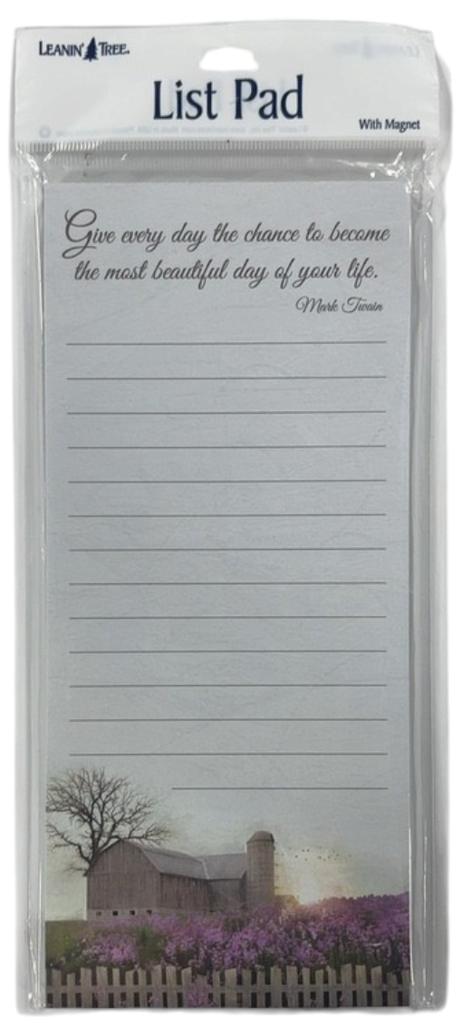 Mark Twain Magnetic List Pad