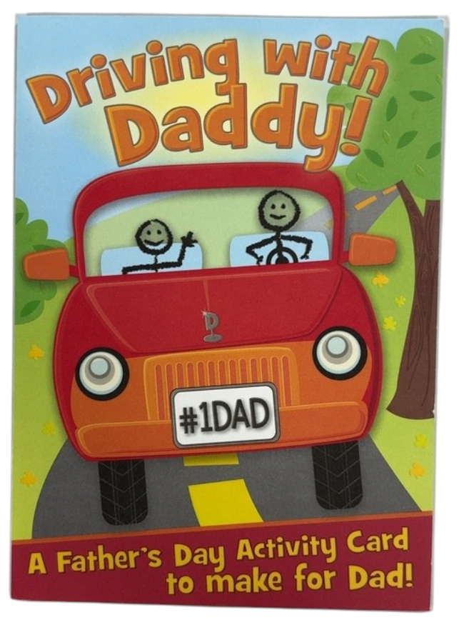 Father's Day Coloring Card (Daddy)