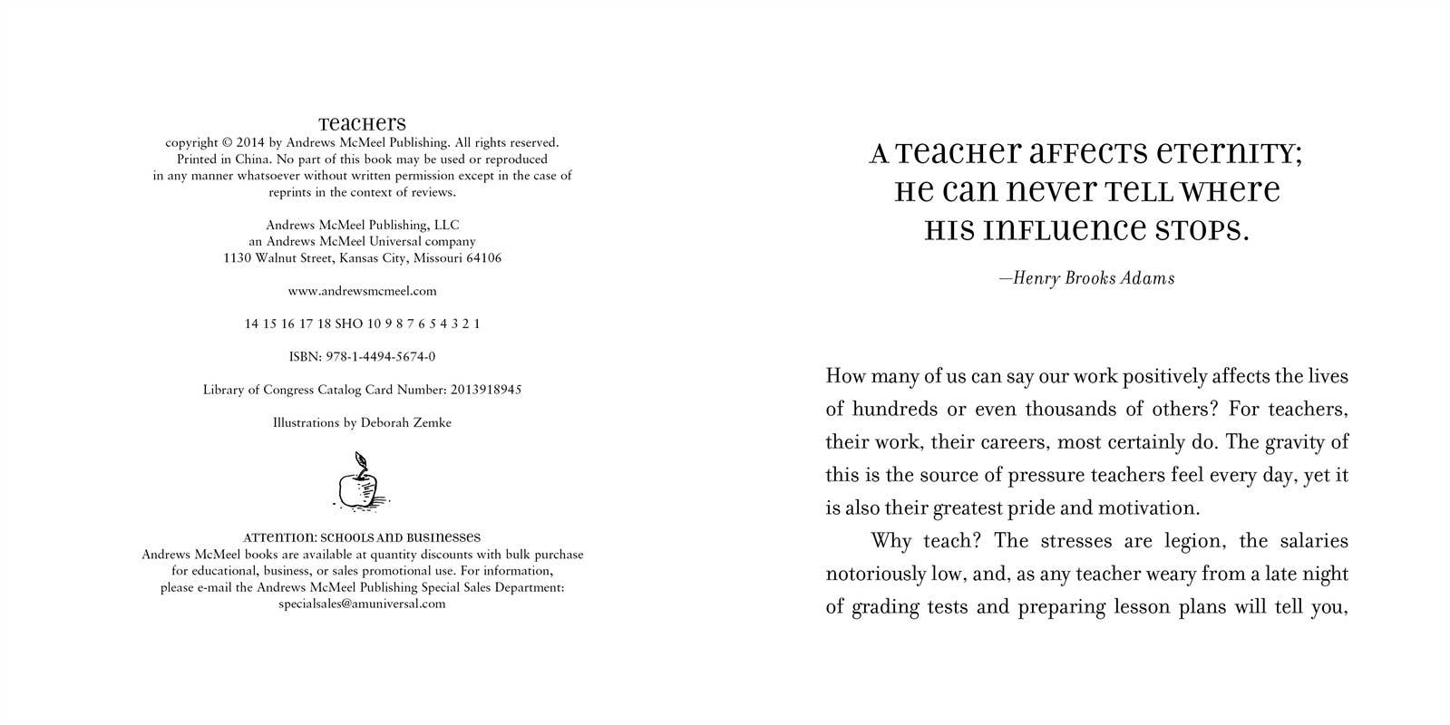 Teachers by Andrews McMeel Publishing
