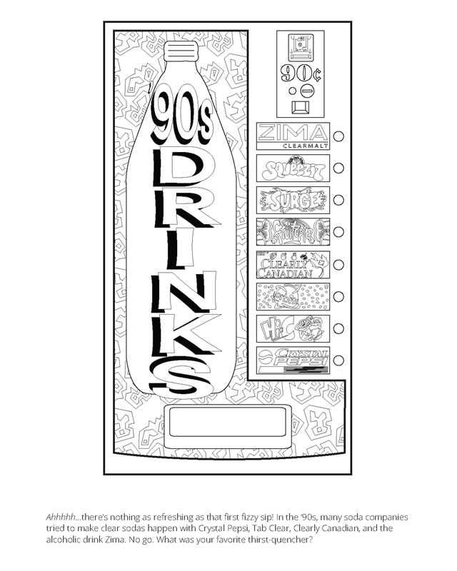 1990s Coloring Book
