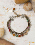 Jasper and Czech Glass Bracelet