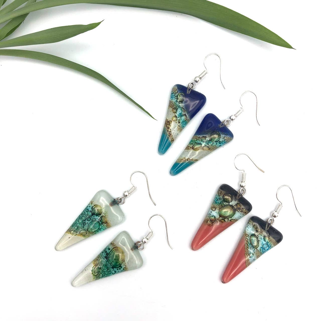Fused Glass Earrings
