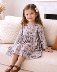 Forest Frolic Twirl Dress - Bamboo Fall Girls Outfit