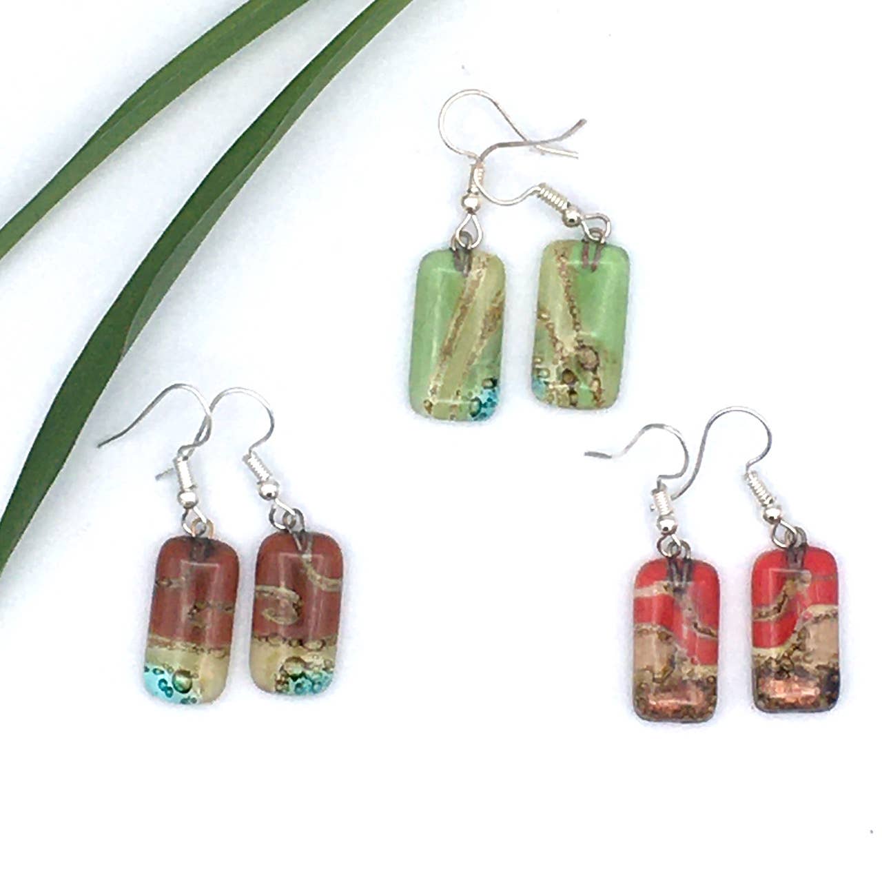 Fused Glass Earrings