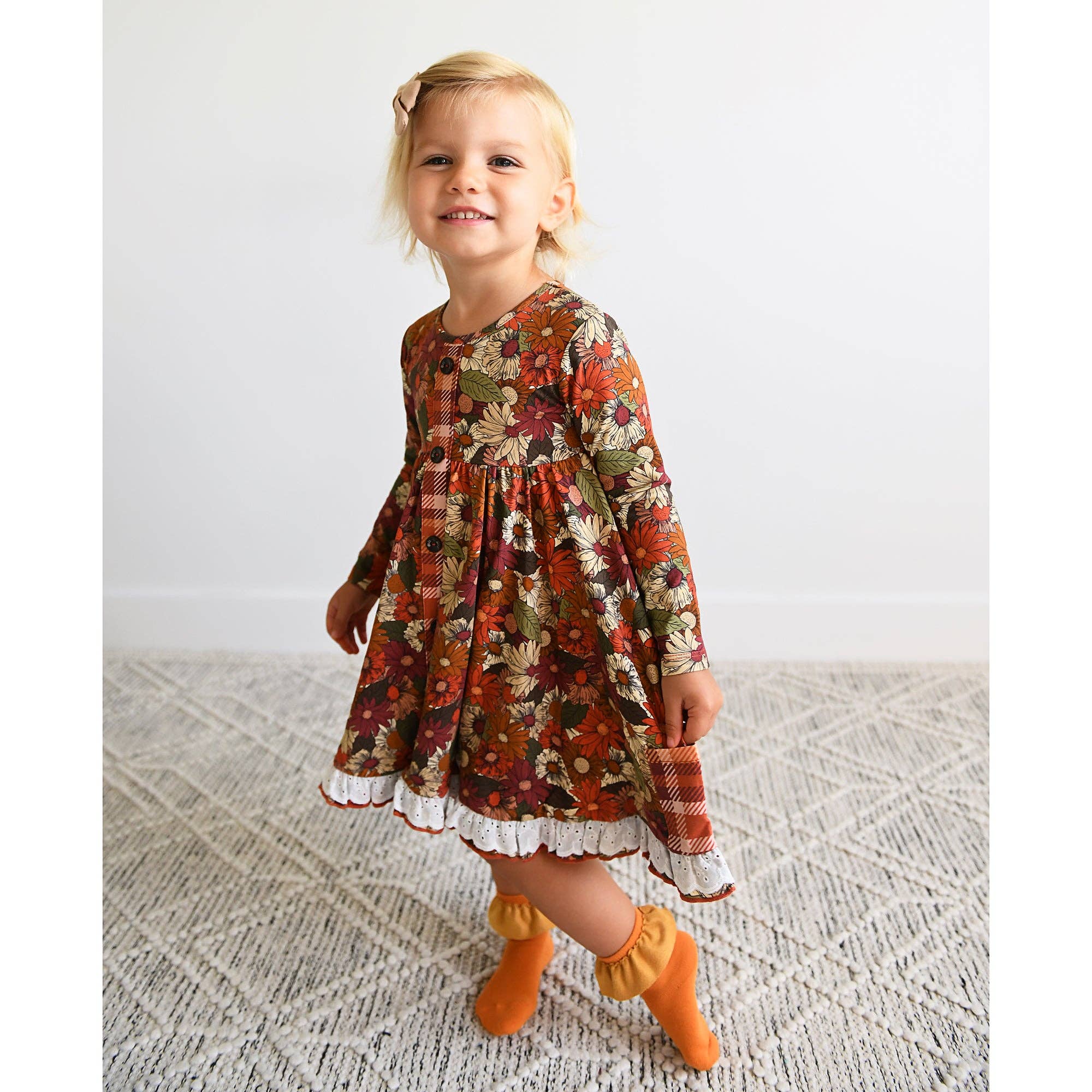 Baby Children Kids Clothing Apparel Button Dress Ruthie &amp; Westin Plaid