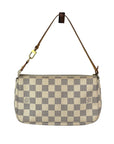 Louis Vuitton Pochette Accessories White  Damier Azur Bag