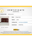 Bottega Veneta Burgundy Intrecciato Zip Around Leather Wallet Clutch