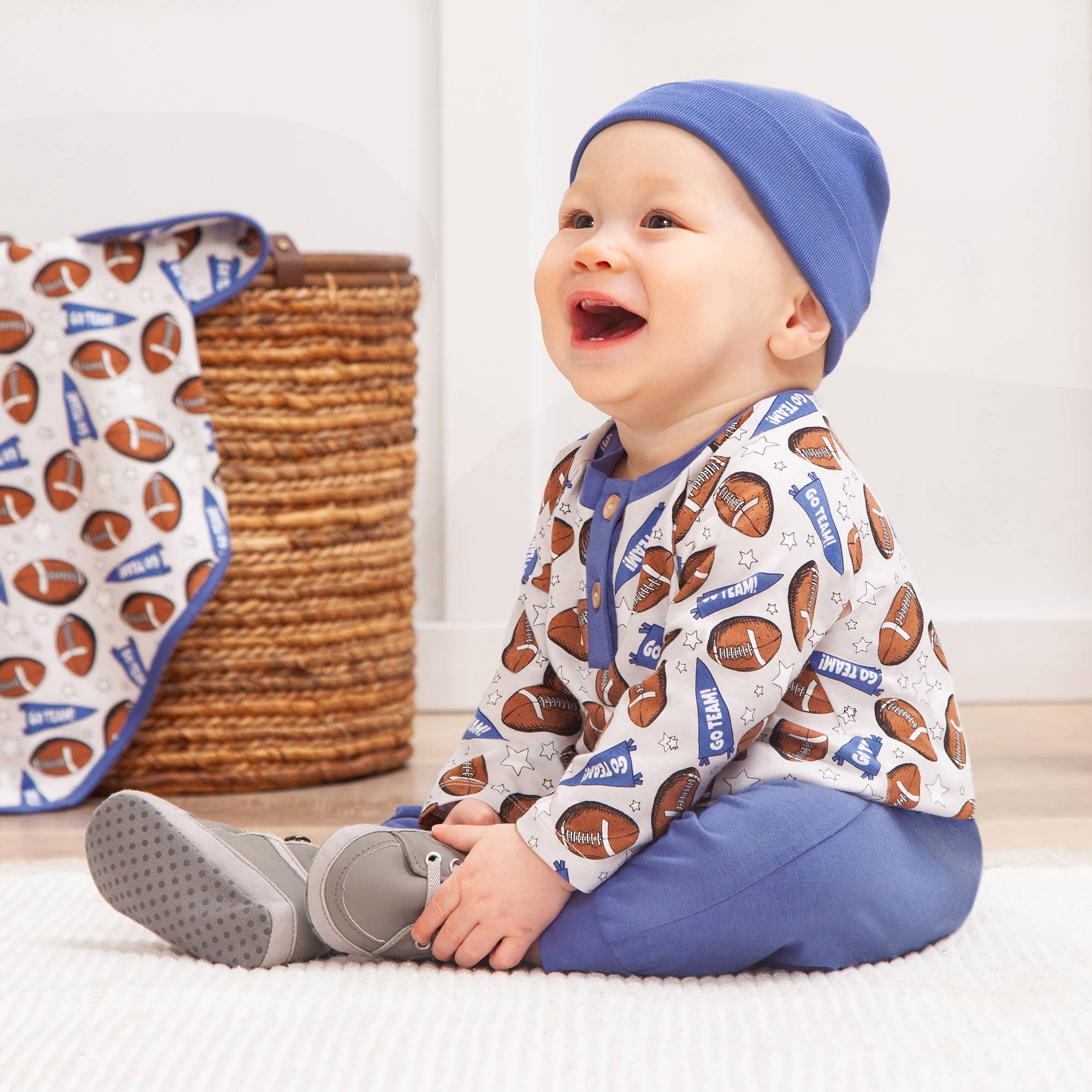 Tesa Babe Football Bamboo Tee &amp; Pants
