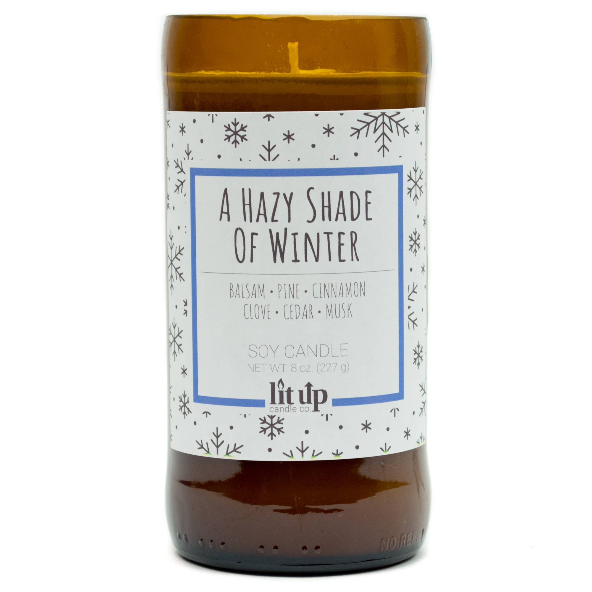 Lit Up Candle Co. A Hazy Shade of Winter