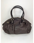 Gucci Sukey Medium Boston Guccissima Brown Leather Shoulder Bag