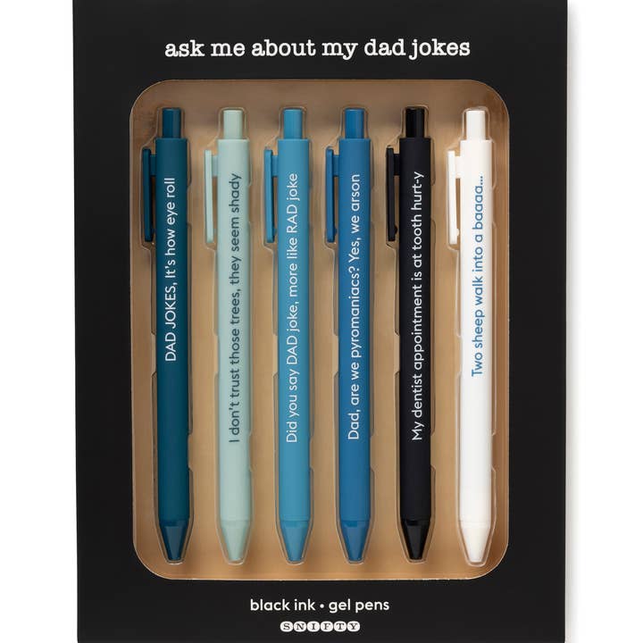 Ask Me About My Dad Jokes Gel Pen Set