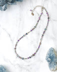 Freshwater Pearl, Czech Glass and Crystal Necklace