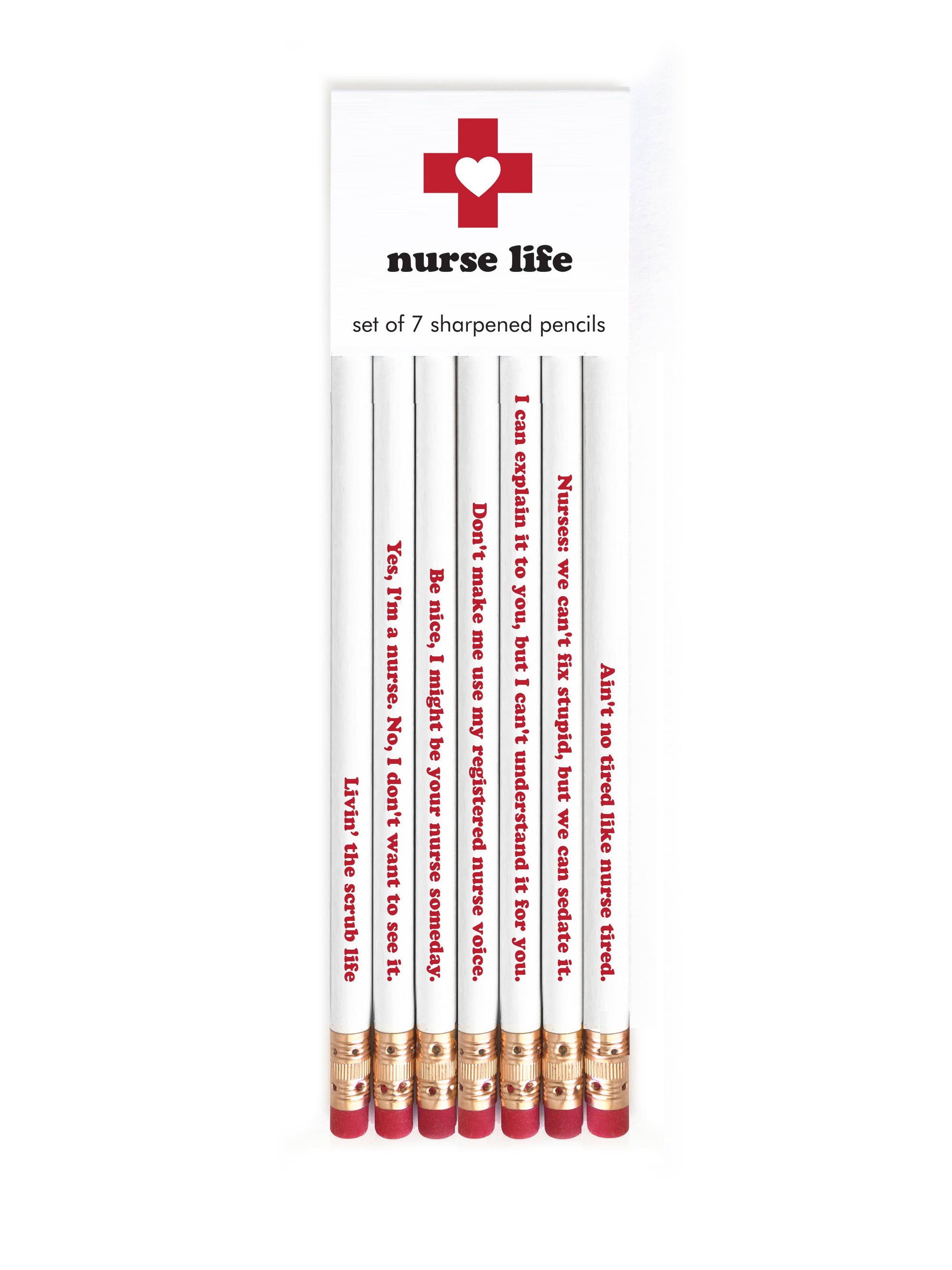 NURSE LIFE PENCIL SET