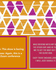 Drinks On Me Napkin - Zoom Conference