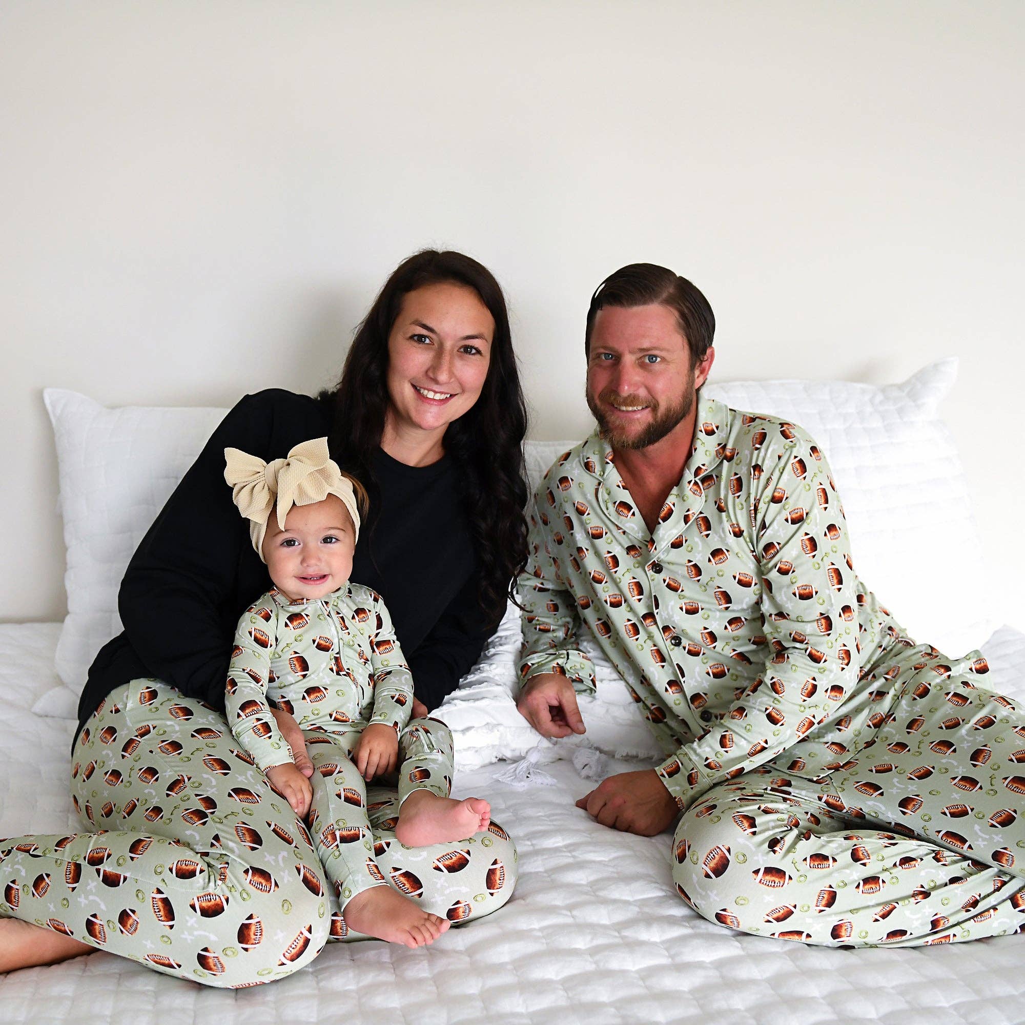 Bamboo Baby Pajama Sleepies Little Baby Zip Madden Football