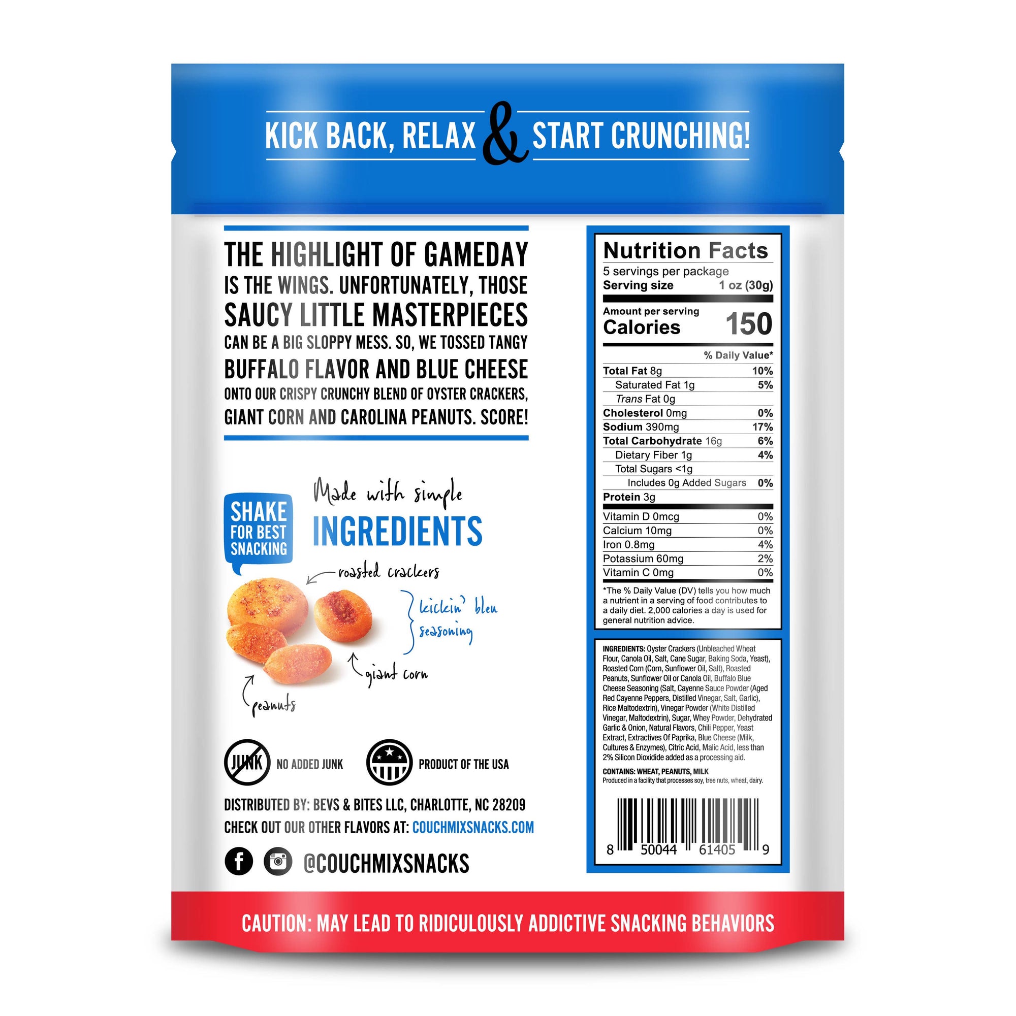 Couch Mix® - Buffalo Bleu, 5.5-oz