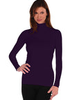 Tees By Tina Long Sleeve Mock Neck Turtleneck (800MN)