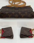 LOUIS VUITTON Pallas Monogram Clutch Cherry Crossbody