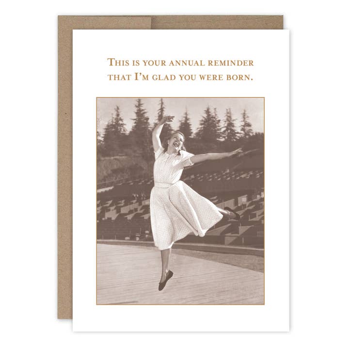 Annual Reminder Birthday Card
