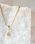 Nautilus Shell Charm, Gold, Bag Charm