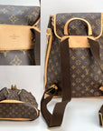 LOUIS VUITTON Bosphore Monogram Canvas Backpack