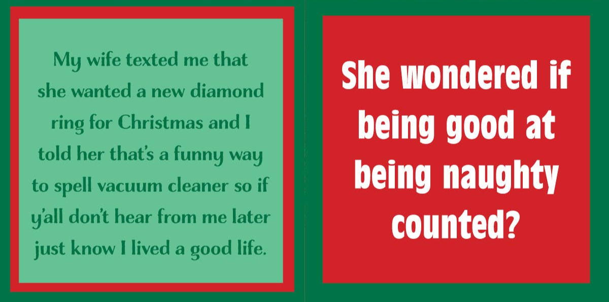 Drinks On Me Napkin - Christmas Diamond Ring
