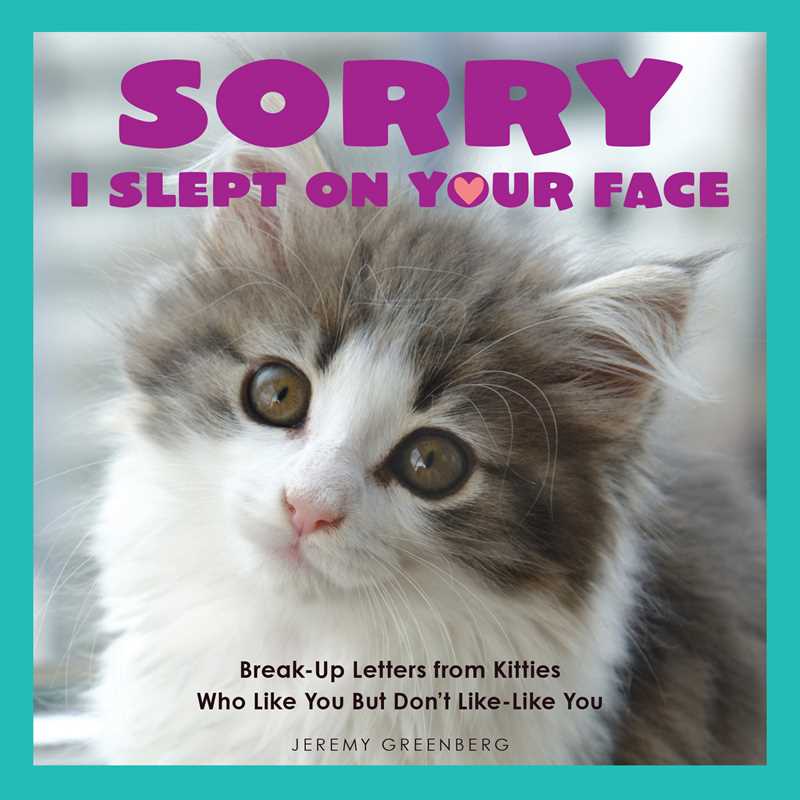 Sorry I Slept on Your Face by Jeremy  Greenberg