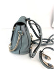 Chloe Blue Faye Mini Suede and Leather Backpack Bag