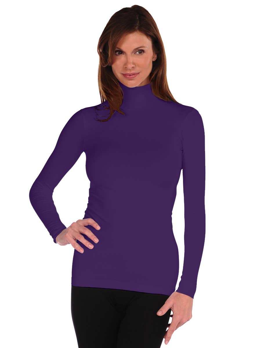 Tees By Tina Long Sleeve Mock Neck Turtleneck (800MN)